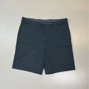 L.L. Bean Mens Standard Fit Chino Shorts 33W‎ Durable Gray Blue